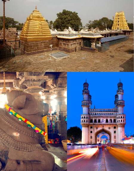 Tirupati to Srisailam to Hyderabad 